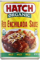 HATCH Enchilada Red Mild Sauce 15 oz for enchiladas and tacos with mild heat.
