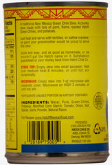 Hatch Farms Green Chile Stew six-pack display, convenient ready-to-heat meals for busy weeks.