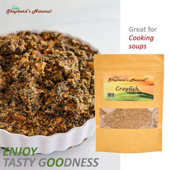 Hatf's Shepherd's Natural crayfish seal-pack in resealable bag preserves freshness.
