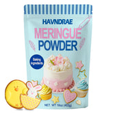 HAVNDRAE Meringue Powder shown beside a mixing bowl for easy royal icing.