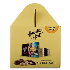 Dry-roasted macadamias by Hawaiian Host enhance natural buttery flavor.