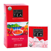 Hawaiian Natural Tea Hibiscus Bliss box ready for a calming moment