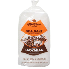 Hawaiian Pa'akai 2lb bag on counter, ideal for finishing dishes.