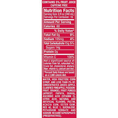 Hawaiian Punch bottle pouring into a glass emphasizes vibrant color and pourable appeal.