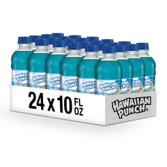 Hawaiian Punch Polar Blast bottle side displaying compact size for lunchboxes and backpacks.