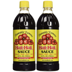 Hawaii's Famous Huli-Huli sauce bottle for marinades and grilling.