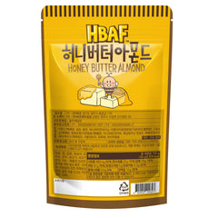 HBAF honey butter almonds close-up showing rich crunch.