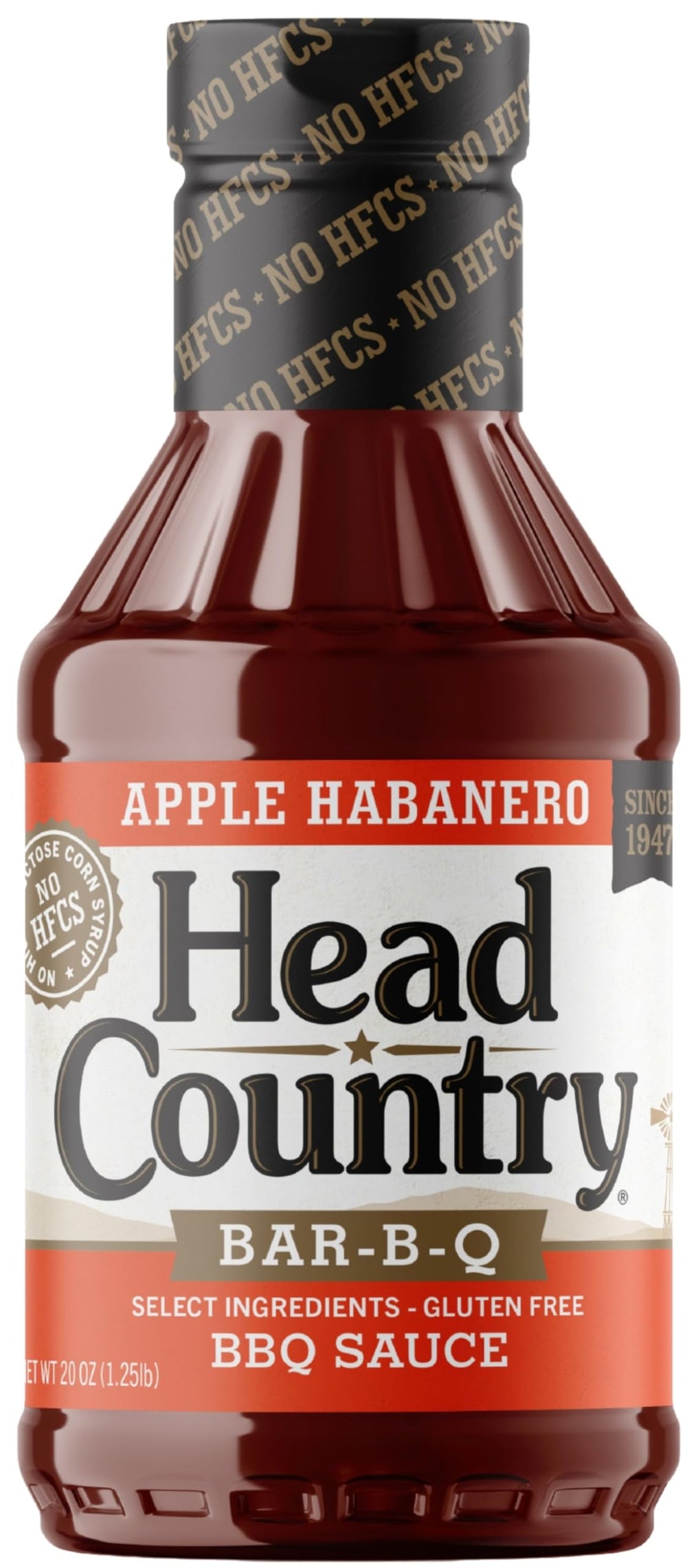 Head Country Apple Habanero BBQ Sauce bottle pour for quick glaze on grilled chicken
