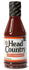 Head Country Apple Habanero BBQ Sauce bottle pour for quick glaze on grilled chicken