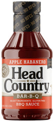 Head Country Apple Habanero BBQ Sauce bottle pour for quick glaze on grilled chicken