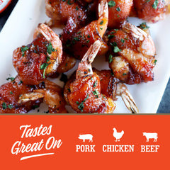 Head Country Apple Habanero BBQ Sauce label close-up highlights gluten-free status