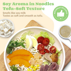 HealSpot Tofu Noodles ingredients soy milk highlight natural flavor and authentic texture.