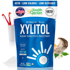 Health Garden Birch Xylitol bag front for baking and everyday sweetness