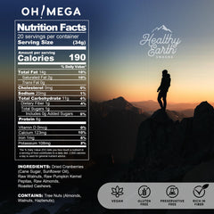 Healthy Earth Oh Mega Medley on-the-go pack for active snacking.