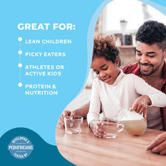 Healthy Heights Grow Daily vanilla shake as a tasty snack idea for kids.