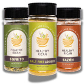 Healthy Rican Salt-Free Adobo bottle front view for salt-free flavor enhancement