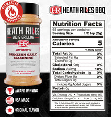 Heath Riles Parmesan Garlic spice shaker adds quick flavor to grilled chicken