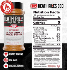 Heath Riles Cajun Seasoning Rub seasoned shrimp ready for a tasty bite