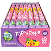 Heaven & Earth Fruit Punch Taffy Rope 24-pack with vibrant color