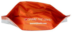 Heavenly Hunks Carrot Cake Drizzle gluten-free label communicates dairy-free option