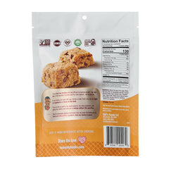 Heavenly Hunks soft-baked cookie bite shows chewy texture.
