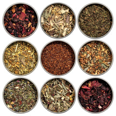 Heavenly Tea Leaves herbal sampler gift box for cozy evenings.