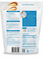 Heavenly Waffles Mix gluten-free packaging signals allergen-friendly morning option