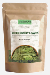 Heawans premium curry leaves package showing authentic aroma for everyday cooking.