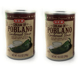 HEB condensed cream soup poblano two-pack cans ready for quick weeknight meals