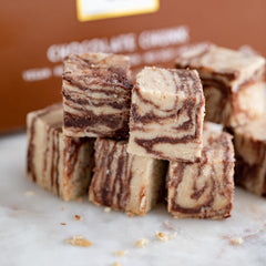 HEBEL & CO halva on toast serving, easy spread for breakfast or snack.