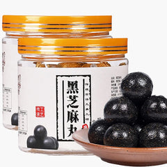 Hee Creek Black Sesame Balls packaging, convenient office snack with sesame aroma.