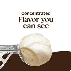 Heilala Vanilla Paste spoon-close highlighting silky texture for premium frostings.