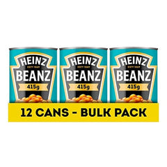 HEINZ Baked Beans 12-pack can front highlighting pantry-friendly value