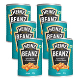 Heinz Beanz can with rich tomato sauce for quick, comforting meals.