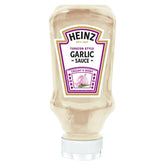 HEINZ Garlic Sauce bottle front view, ideal dip for crispy fries.