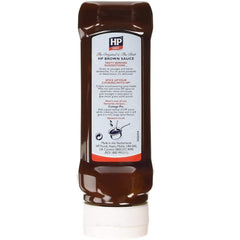 HEINZ HP Sauce Topdown 450g label close-up showing classic packaging and heritage.