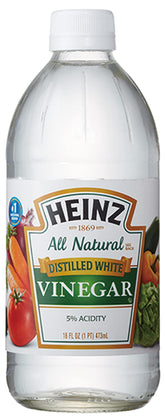 HEINZ Regular Distilled White Vinegar 16 oz bottle front for everyday cooking needs