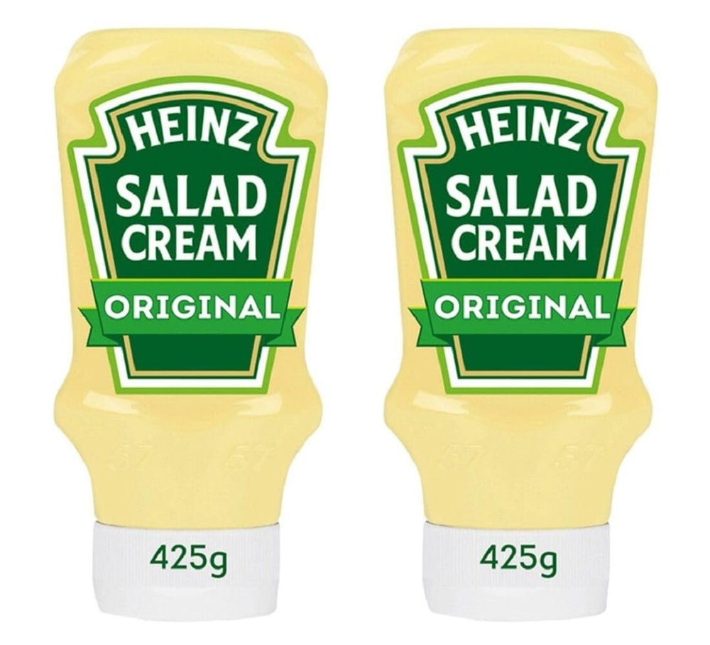 Heinz Salad Cream Original Squeezy bottle front, convenient dispensing for quick meals