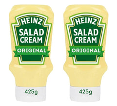 Heinz Salad Cream Original Squeezy bottle front, convenient dispensing for quick meals