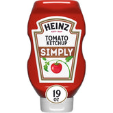 HEINZ Simply Tomato Ketchup 19 oz bottle ready for family meals