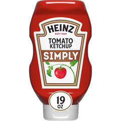 HEINZ Simply Tomato Ketchup 19 oz bottle ready for family meals