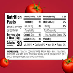 Close-up of Heinz ketchup thick and rich texture ideal for dipping