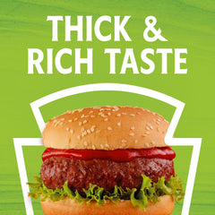 Pouring Heinz Veggies Ketchup onto crispy chicken nuggets