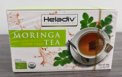 Heladiv Moringa Tea dried moringa leaves ready for infusion, providing nutrient-rich daily energy.
