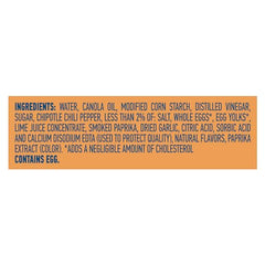 Hellmann's Chipotle Mayonnaise Dressing on a taco highlights real chipotle peppers.
