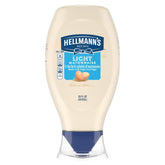 Hellmann's Light Mayo squeeze bottle for easy, even spread on sandwiches.