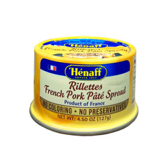 Hénaff pâté spread with crackers and crostini for easy entertaining