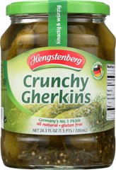 Hengstenberg Pickle Gherkin Knax packshot showing a savory snacking option