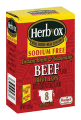Herb-Ox Beef Bouillon Packet gluten-free and sodium-free for versatile meals