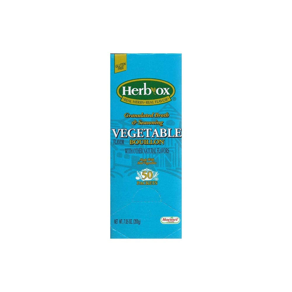 Herb-Ox Vegetable Bouillon Packets ready for quick, flavorful broths.